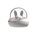 cute floor bunny basket