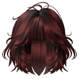 Cute Flowy Bob Hair - Red