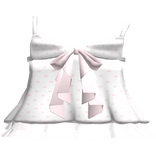 ʚ♡ɞcute flowy polka dot ruffled dress white & pink