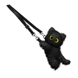 Cute Fluffy Black Cat Bag Purse [3.0]