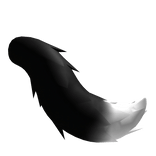 Cute Fluffy Black Fox Tail