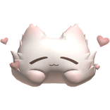 Cute Fluffy Cat Head Companion