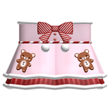 ♡ Cute Fluffy Christmas Gingerbread Dress (Pink)