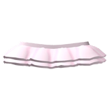 ฅ cute fluffy pink ruffle skirt