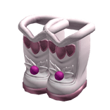 ୨୧ cute fluffy winter boots in pink