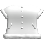 cute fluffy winter button up in white