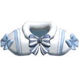 ୨୧ cute fluffy winter shawl in blue