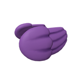 Cute Folded Purple Pegasus Wings for Pony Body