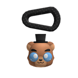 Cute Freddy Bear Animatronic Hairclips FNAF