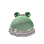 Cute Frog Hat w/ Pink Bows