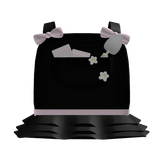 ノ꒰ Cute Gardener Summer Overalls in Black ꒱𝄞