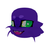 Cute Glowing Alien Fish Face