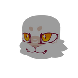 Cute Glowing Nero Tiger Face