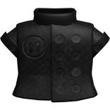 Cute Gothic Black Button Coat Shirt