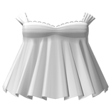 cute gothic mini babydoll dress - 3.0 white