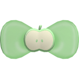 cute green apple hair clip