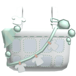 ♡ Cute Green Bubble Washing Machine Basket Dress