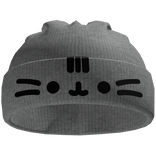 ꒰ cute grey kitty beanie ♡꒱