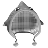 ♡ Cute Grey Shark Hat Preppy Kawaii 