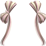 ♡ Cute Hair Bow Extensions (Neapolitan)