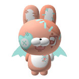 Cute Halloween Big Bunny Bat Plush