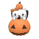 Cute Halloween Kitty Front Backpack 