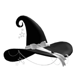 Cute Halloween Witch Hat White