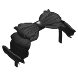 Cute Headband Bow - Black