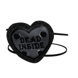 ♡︎ : cute heart laced eyepatch goth