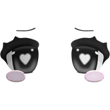 ꒰♡꒱ cute heart worried blushing moe anime eyes ó﹏ò