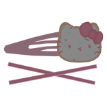 ♡ cute hello kitty poptart hairclip