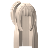 Cute Hime Hair w/ Pigtail in Beige