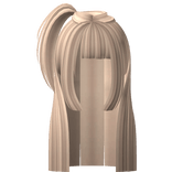 Cute Hime Hair w/ Pigtail in Blonde