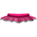 cute hot pink polka dot mini skirt tutu ♡