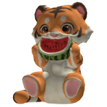 Cute Hungry Tiger Shoulder Pal