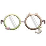 Cute igari hei sei cottagecore Glasses Cat