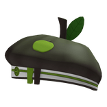 cute igari mori green apple beret hat