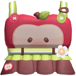 Cute Igari Mori Kei Apple Overalls