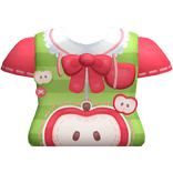 Cute Igari Mori Kei Green Apple Jacket 