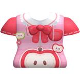 Cute Igari Mori Kei Pink Apple Jacket 