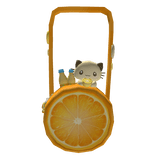 ♡: cute igari orange lemon bag w/ pompom plush 1.0