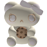 cute jumbo beige bear w/ yummy cookie