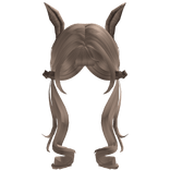 Cute Kawaii Anime Curly Pigtails Ears Bunny