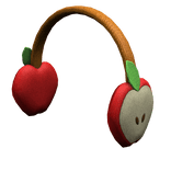 Cute kawaii Apple Headphones