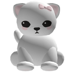 ♡ Cute Kawaii Baby Kitty Friend in White ♡