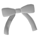 cute kawaii babydoll bow in white