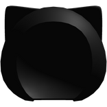 ♡ ⋮ Cute Kawaii Black Kitty Cat Hood Emo