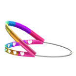 ♡ cute kawaii braces headgear in rainbow