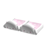 cute kawaii bunny slippers with pink bows 1.0