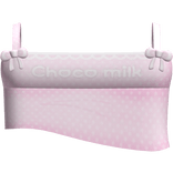 Cute Kawaii Choco Milk Polka Dot Top in Pink